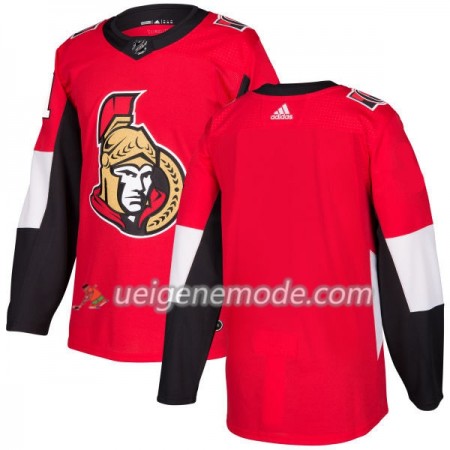 Herren Eishockey Ottawa Senators Trikot Blank Adidas 2017-2018 Rot Authentic